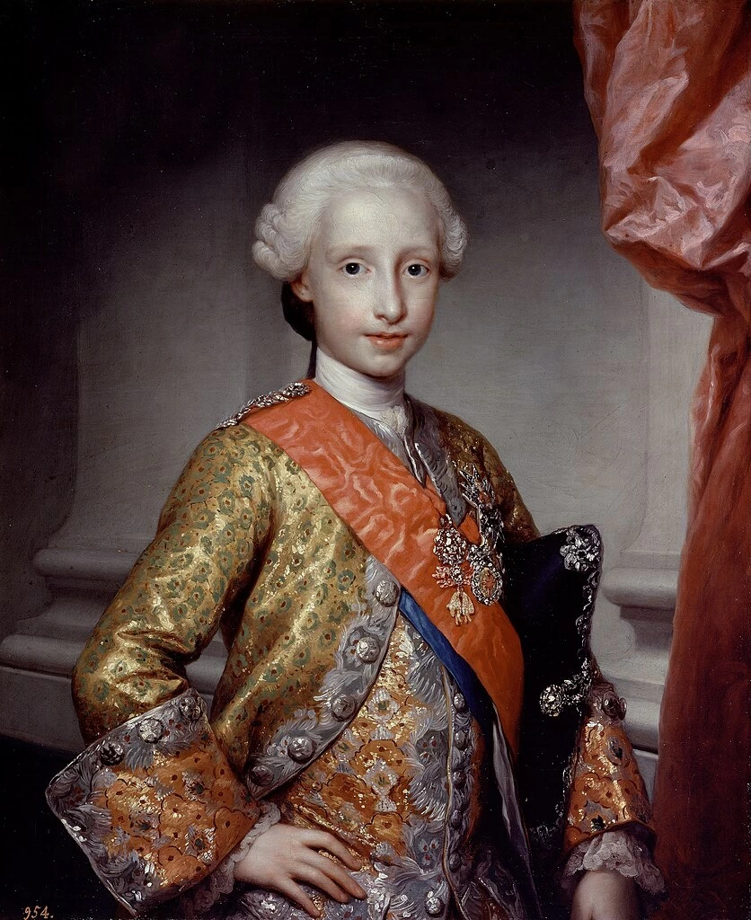 Ritratto di Antonio Pascual di Borbone, figlio di Carlo III di Spagna - Museo del Prado, Madrid